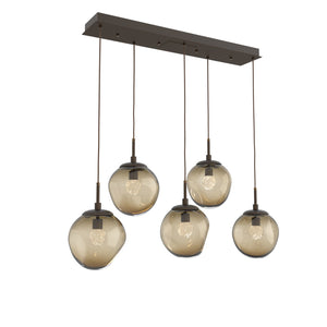 Hammerton Studio - PLB0066-05-FB-FB-C01-L1 - LED Pendant - Aster - Flat Bronze