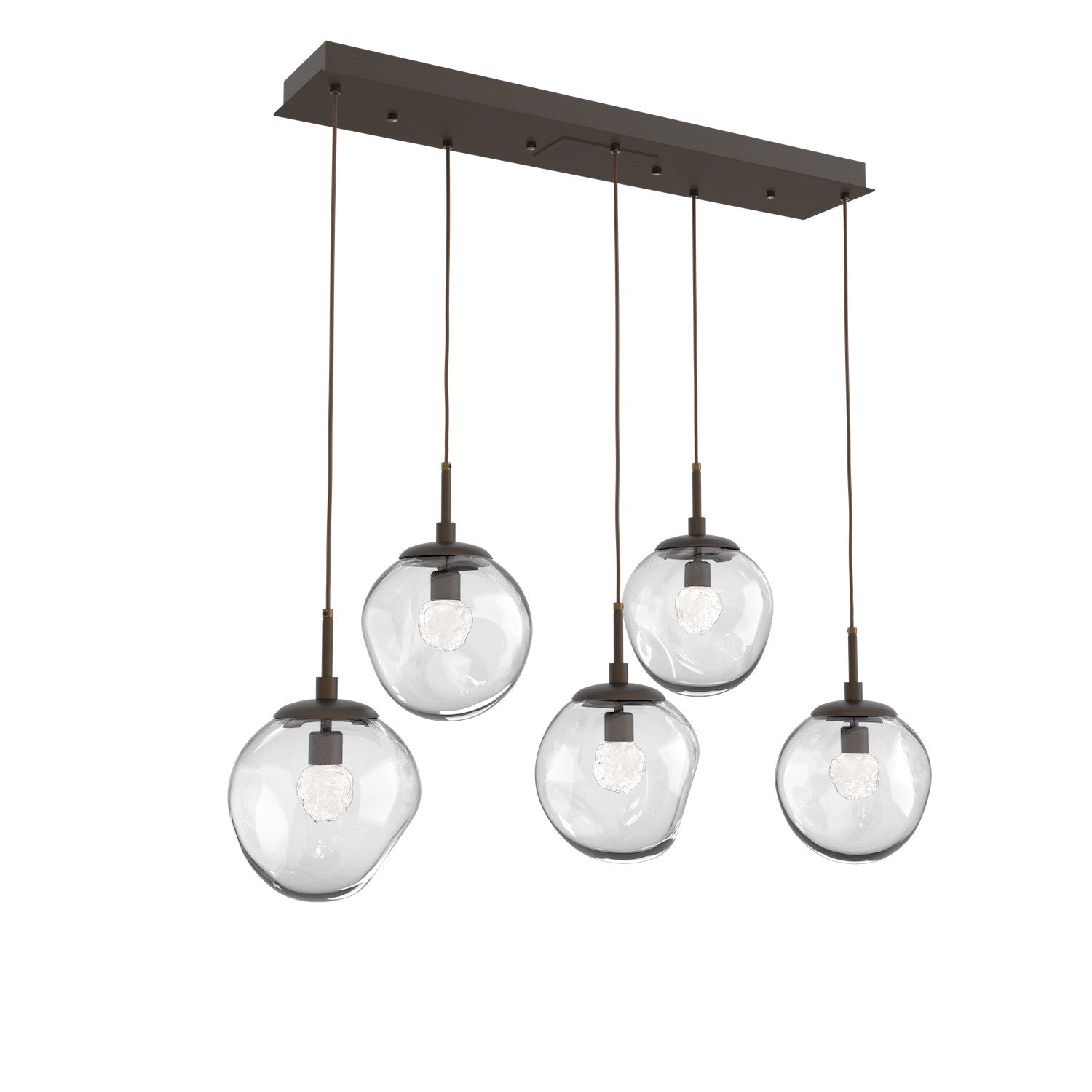 Hammerton Studio - PLB0066-05-FB-FC-C01-L1 - LED Pendant - Aster - Flat Bronze