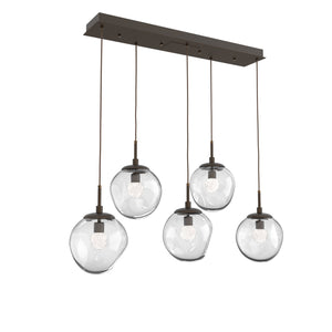 Hammerton Studio - PLB0066-05-FB-FC-C01-L1 - LED Pendant - Aster - Flat Bronze