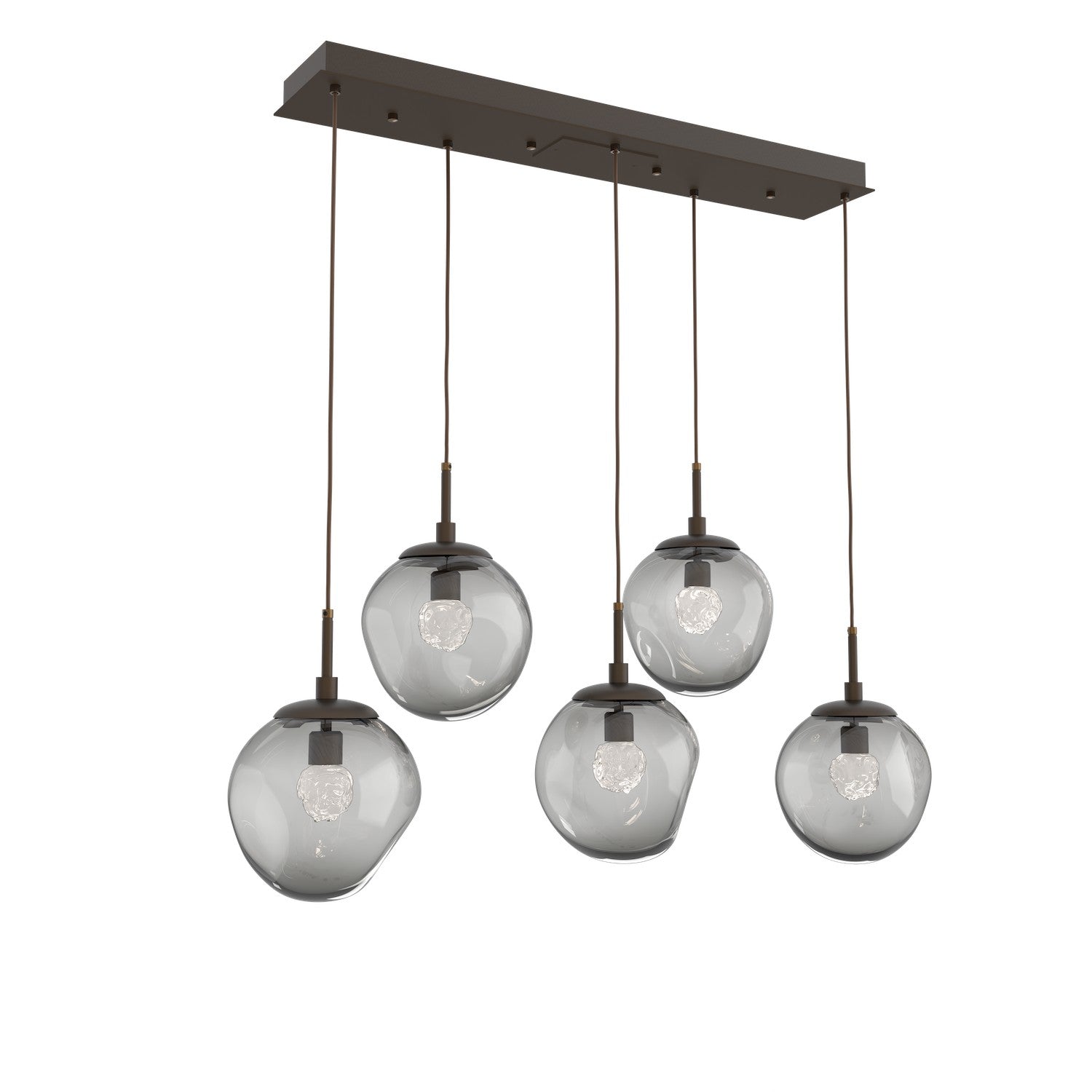 Hammerton Studio - PLB0066-05-FB-FS-C01-L3 - LED Pendant - Aster - Flat Bronze