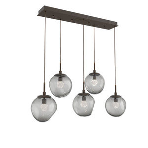 Hammerton Studio - PLB0066-05-FB-FS-C01-L3 - LED Pendant - Aster - Flat Bronze
