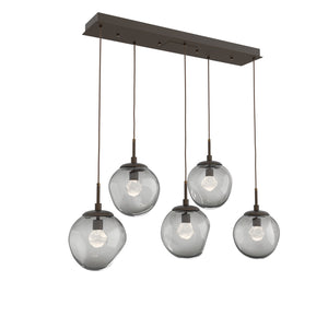 Hammerton Studio - PLB0066-05-FB-ZS-C01-L3 - LED Pendant - Aster - Flat Bronze