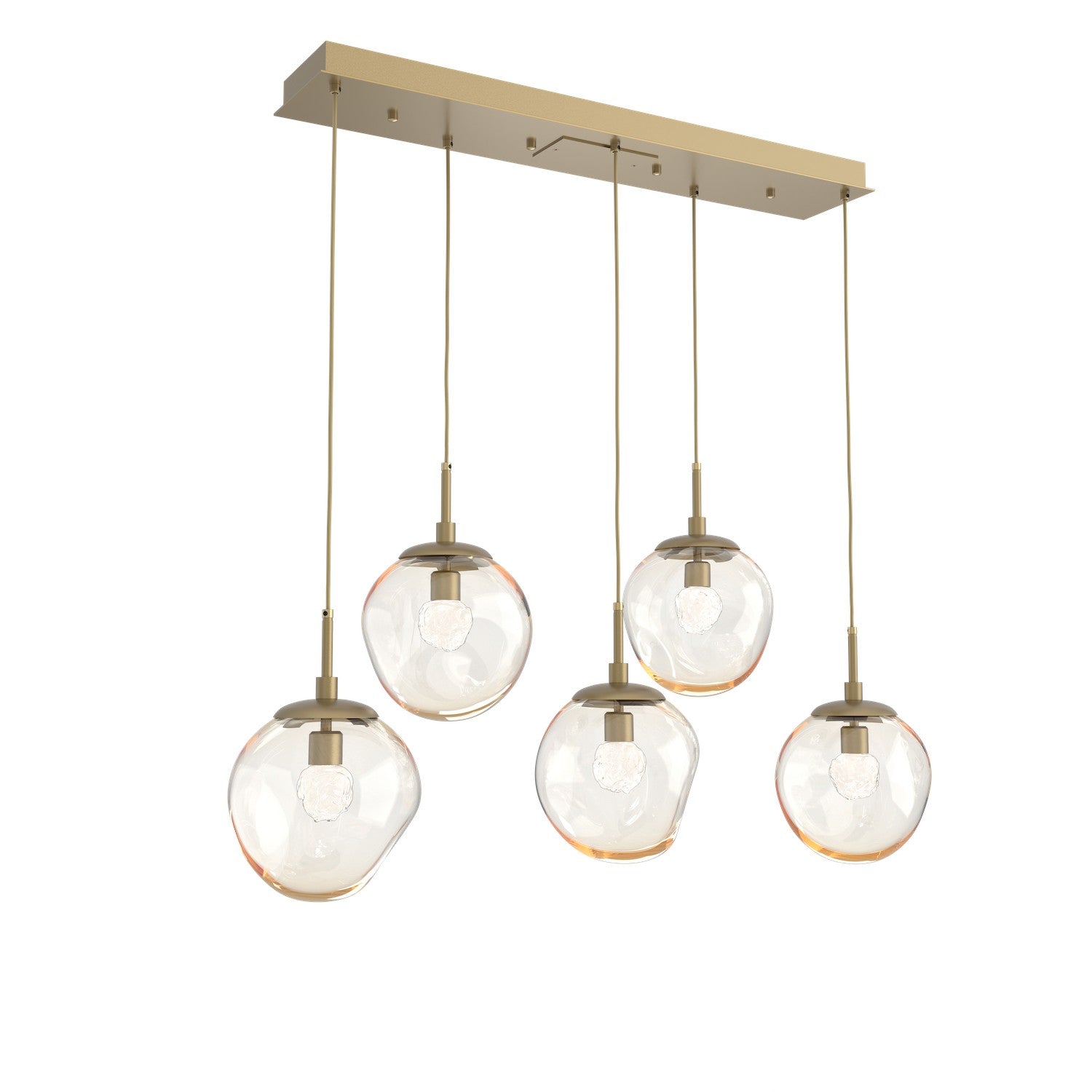 Hammerton Studio - PLB0066-05-GB-FA-C01-L1 - LED Pendant - Aster - Gilded Brass