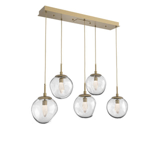 Hammerton Studio - PLB0066-05-GB-GC-C01-L1 - LED Pendant - Aster - Gilded Brass