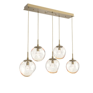 Hammerton Studio - PLB0066-05-GB-ZA-C01-L3 - LED Pendant - Aster - Gilded Brass