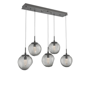 Hammerton Studio - PLB0066-05-GP-GS-C01-L3 - LED Pendant - Aster - Graphite