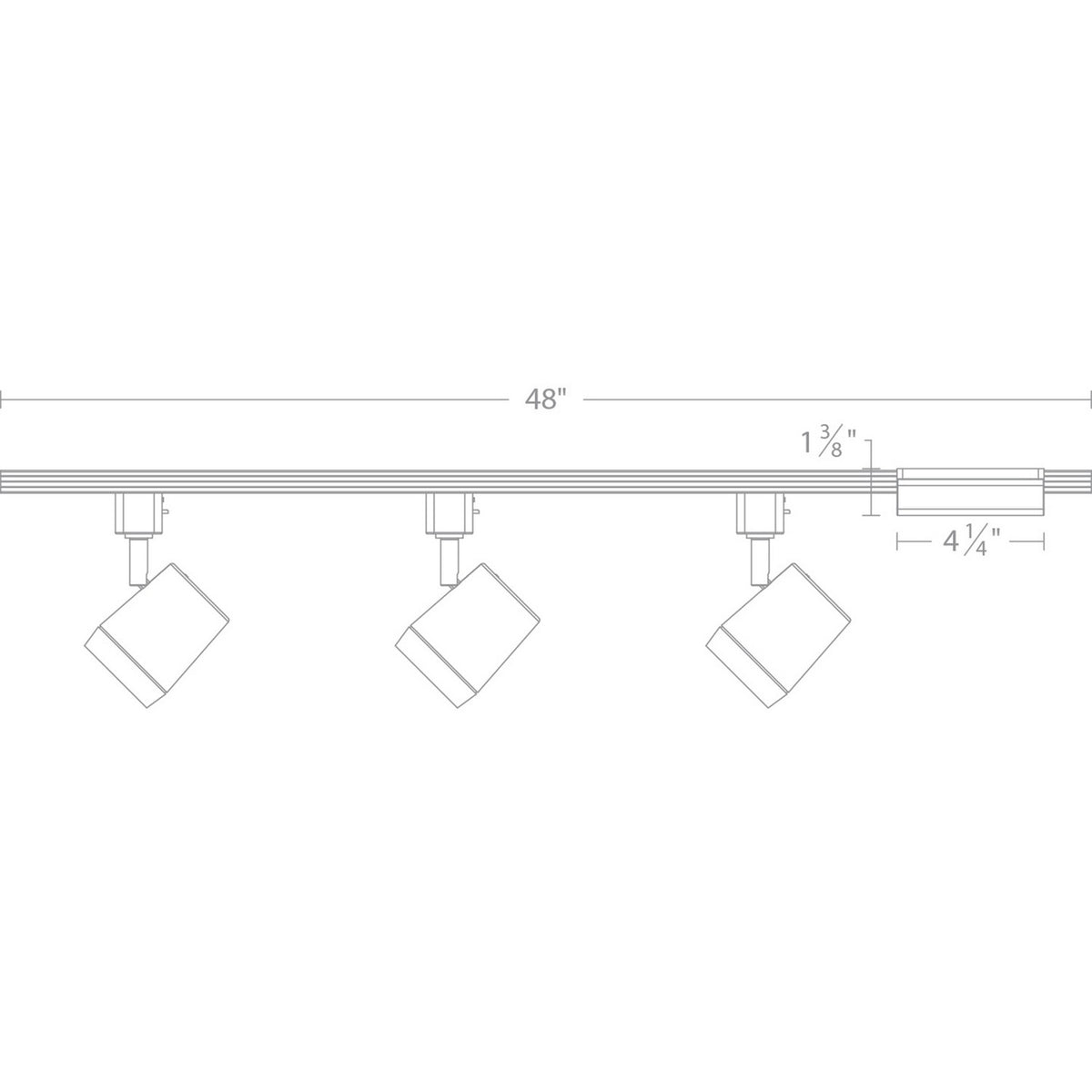 W.A.C. Lighting - H-7011/3-CS-BK - LED Track Luminaire - Ocularc - Black