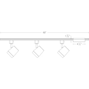 W.A.C. Lighting - H-7011/3-CS-BK - LED Track Luminaire - Ocularc - Black