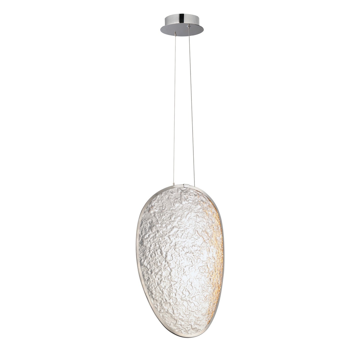 ET2 - E24972-PC - LED Pendant - Moonscapes - Polished Chrome