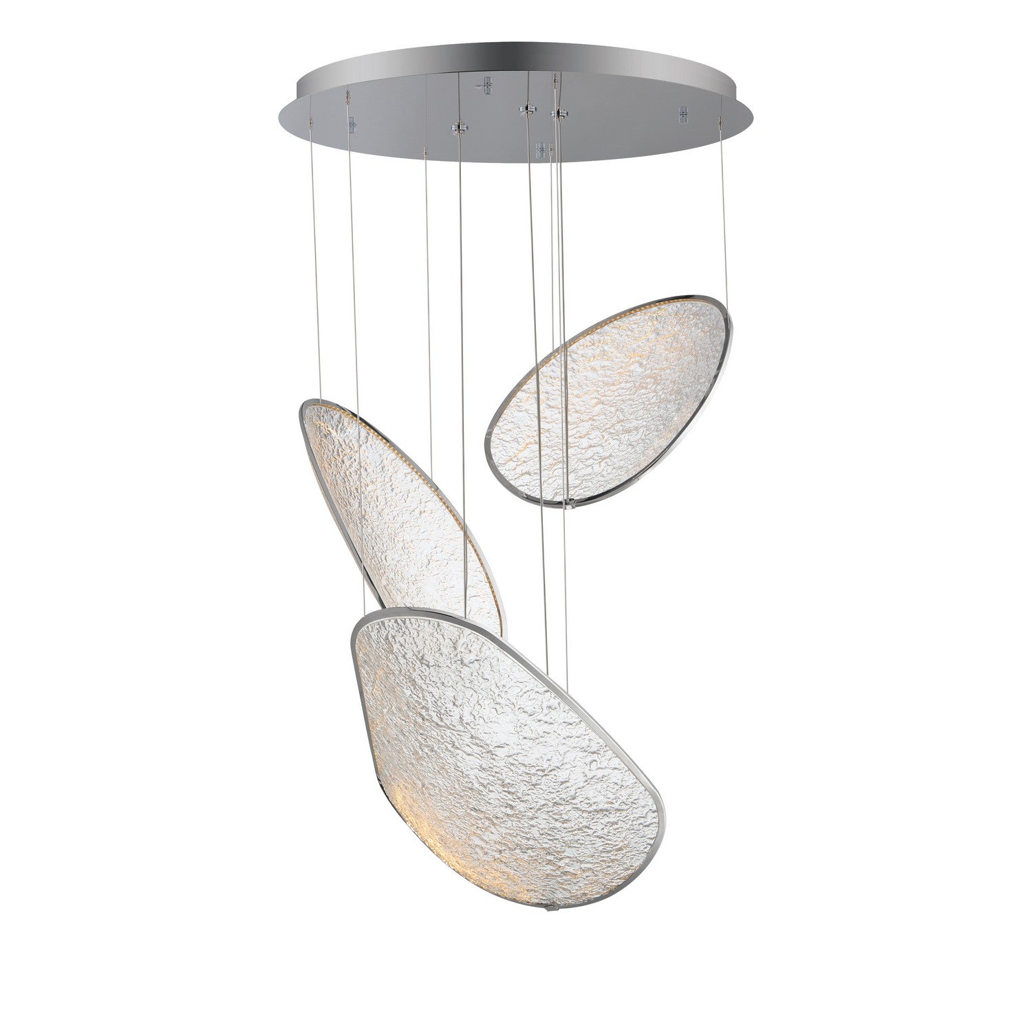 ET2 - E24974-PC - LED Pendant - Moonscapes - Polished Chrome