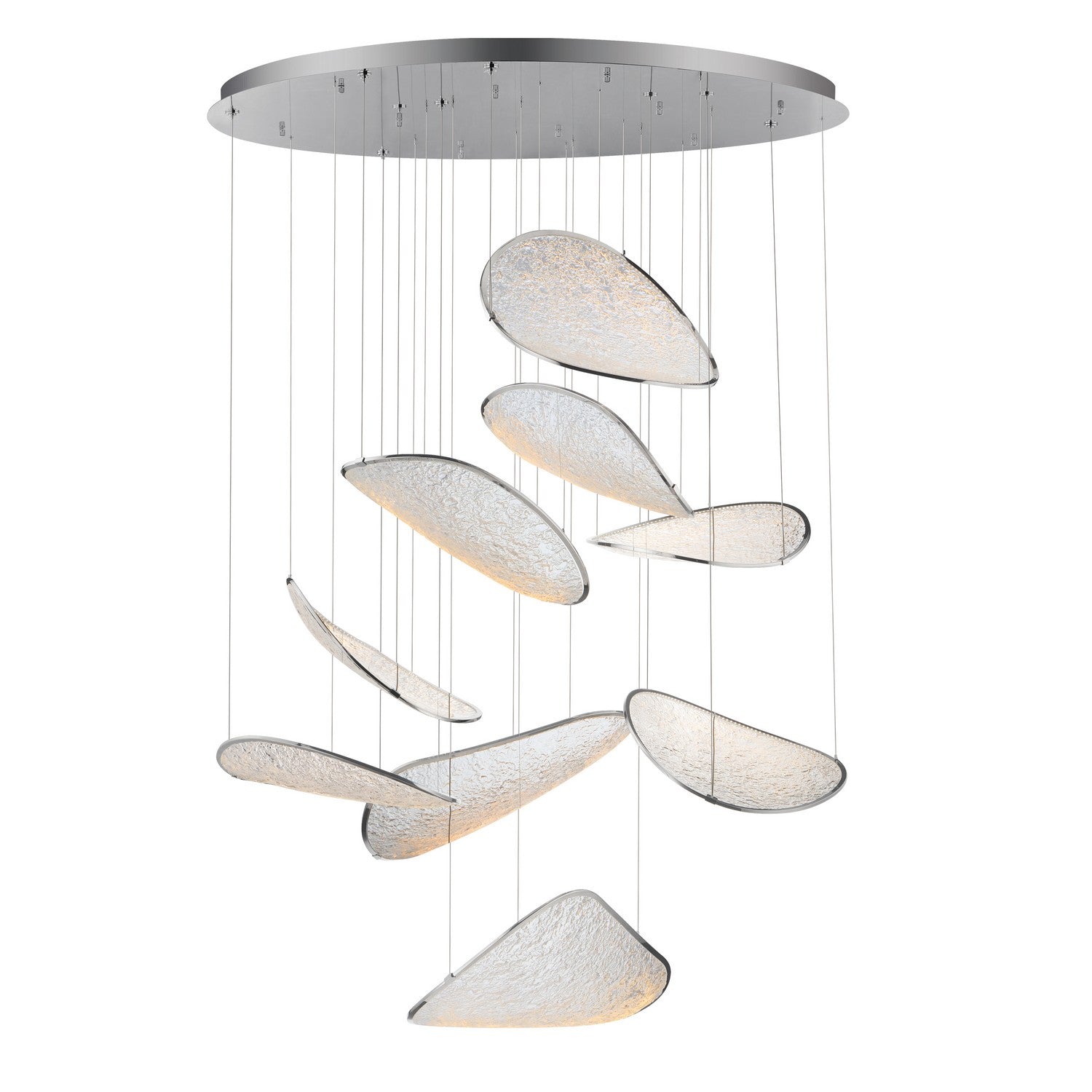 ET2 - E24979-PC - LED Pendant - Moonscapes - Polished Chrome