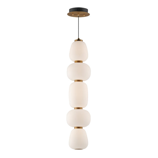 ET2 - E25165-92BKGLD - LED Pendant - Soji - Black / Gold