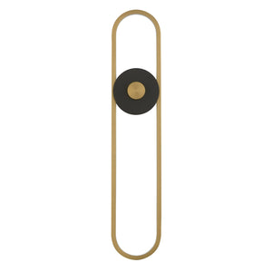 ET2 - E42108-BKGLD - LED Outdoor Wall Sconce - Gravity - Black / Gold