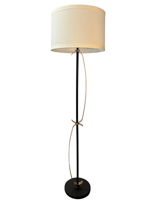 House of Troy - LY703-BLKHG - LED Floor Lamp - Lyndon - Black/Heritage Gold