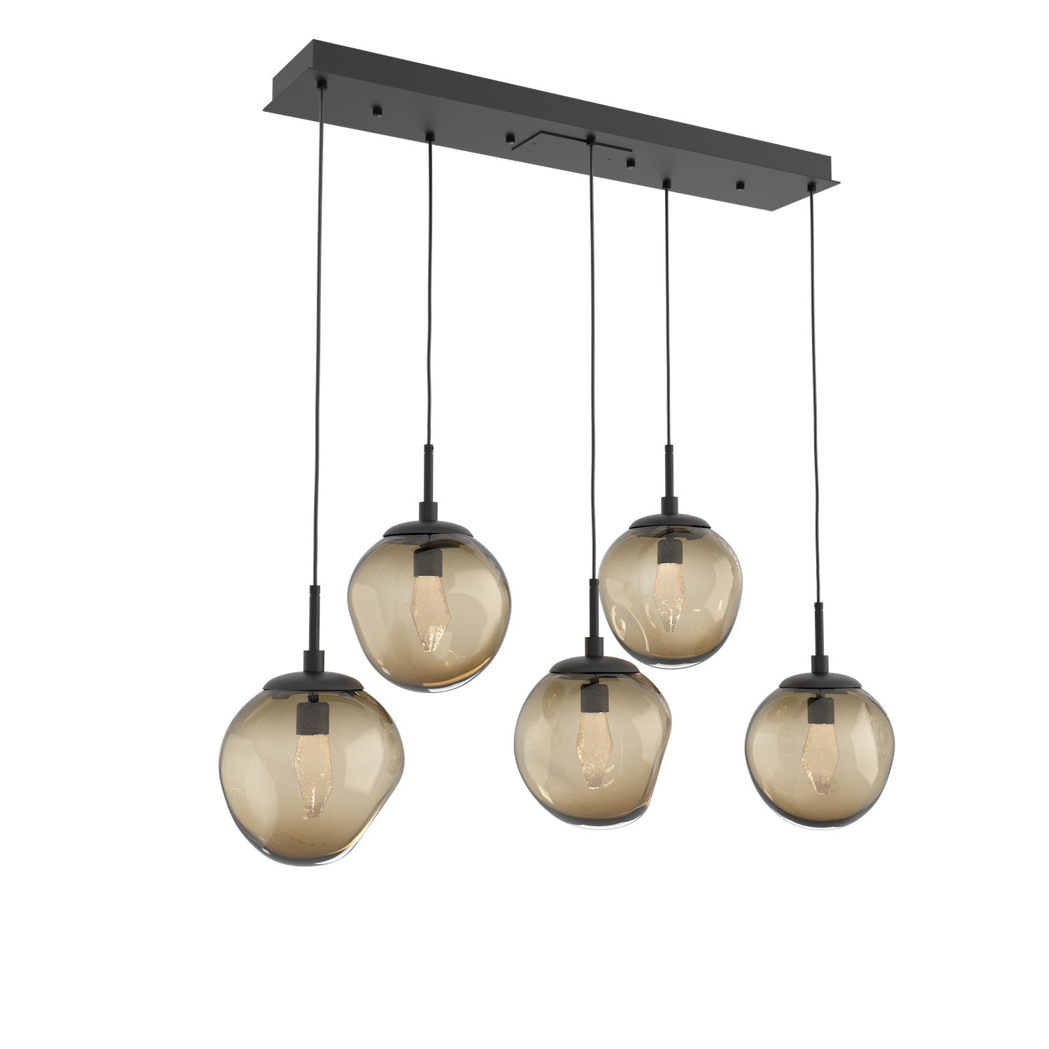 Hammerton Studio - PLB0066-05-MB-GB-C01-L3 - LED Pendant - Aster - Matte Black