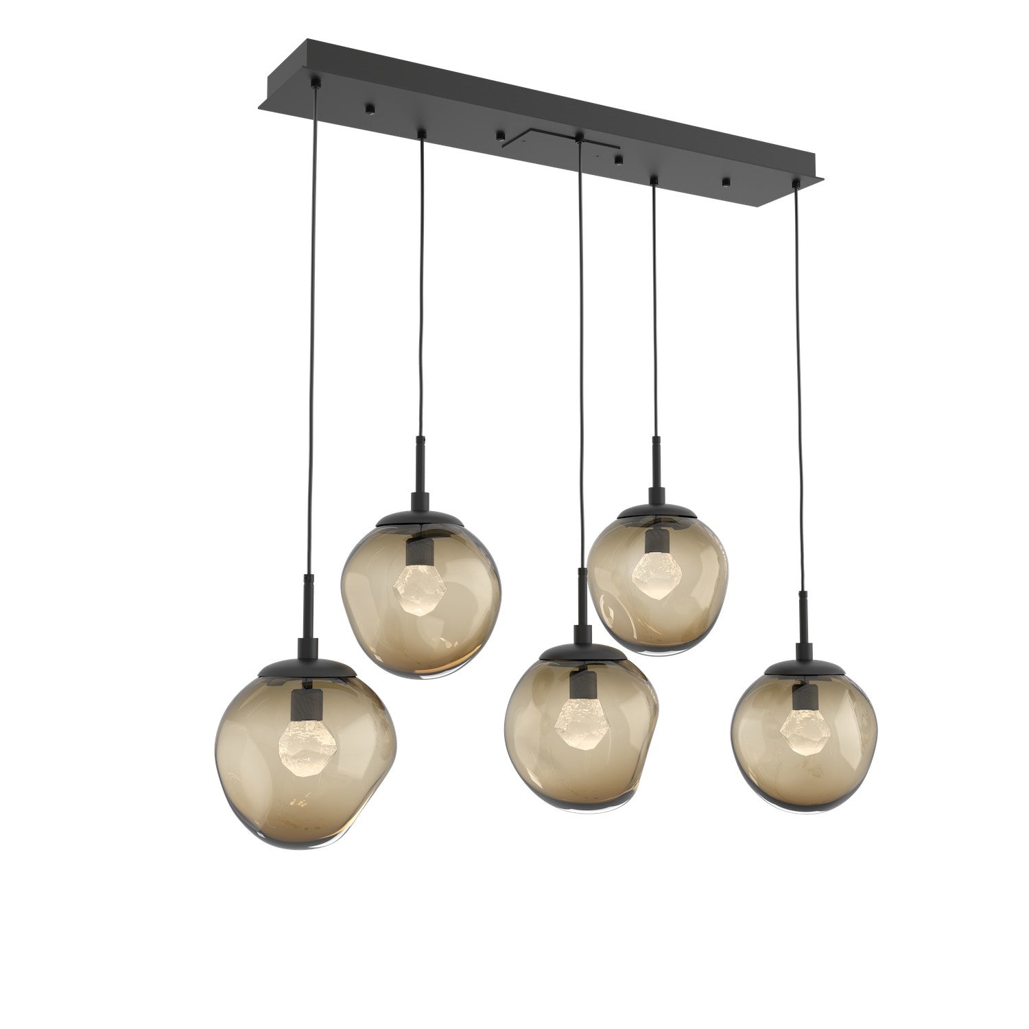 Hammerton Studio - PLB0066-05-MB-ZB-C01-L1 - LED Pendant - Aster - Matte Black