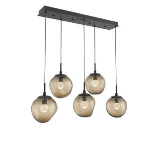 Hammerton Studio - PLB0066-05-MB-ZB-C01-L3 - LED Pendant - Aster - Matte Black