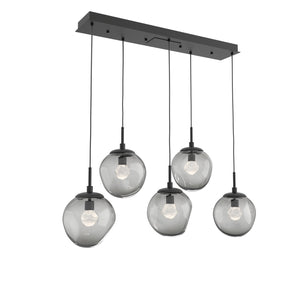 Hammerton Studio - PLB0066-05-MB-ZS-C01-L1 - LED Pendant - Aster - Matte Black