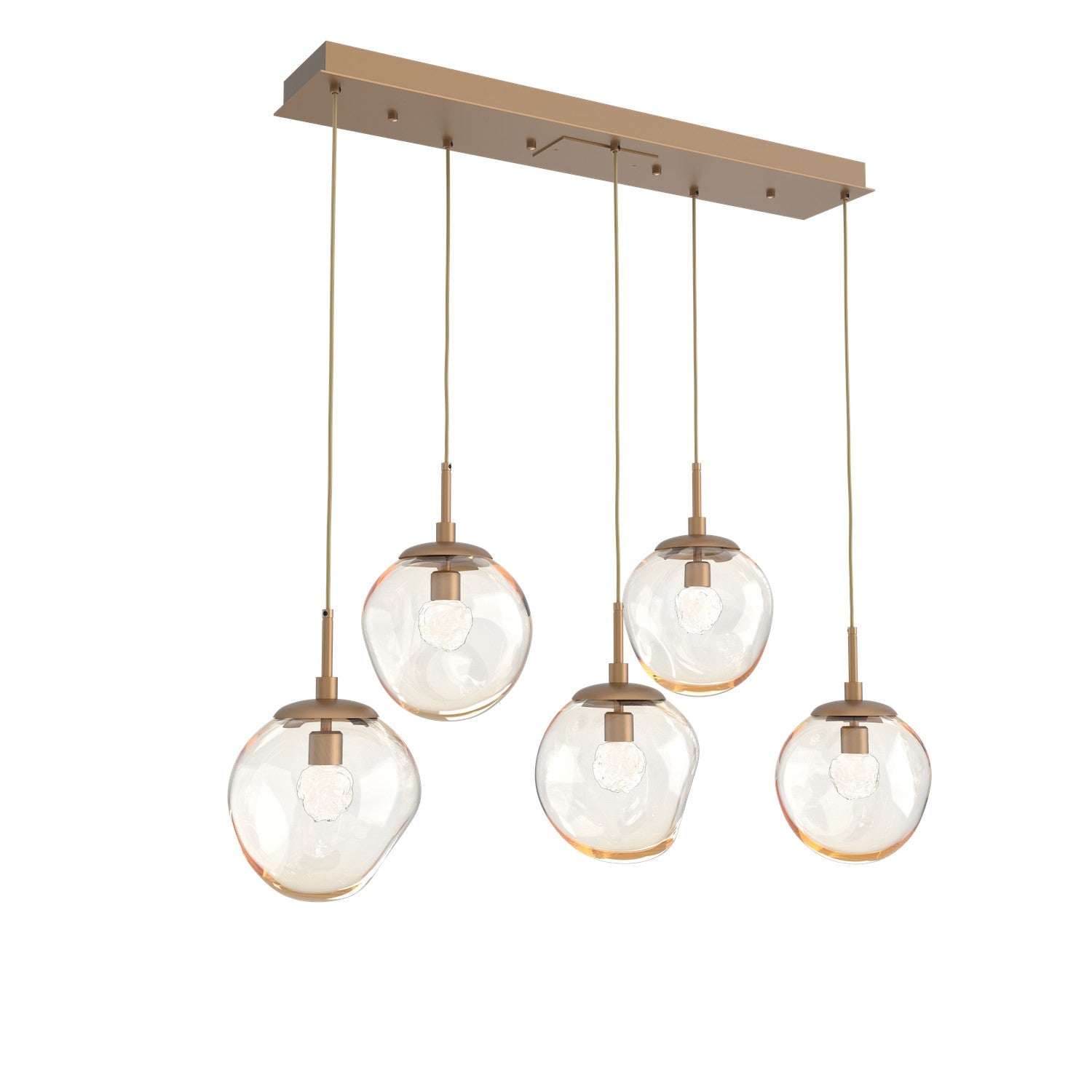 Hammerton Studio - PLB0066-05-NB-FA-C01-L1 - LED Pendant - Aster - Novel Brass