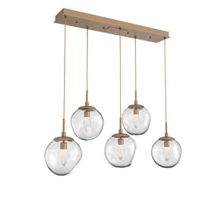 Hammerton Studio - PLB0066-05-NB-GC-C01-L1 - LED Pendant - Aster - Novel Brass