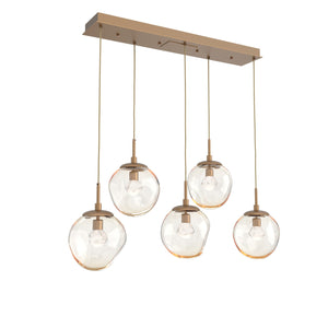 Hammerton Studio - PLB0066-05-NB-ZA-C01-L3 - LED Pendant - Aster - Novel Brass