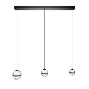 W.A.C. Lighting - PD-77503L-BC - LED Chandelier - Cyllindra - Black Chrome
