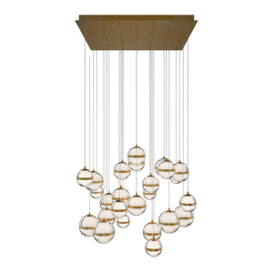 W.A.C. Lighting - PD-77525S-AB - LED Chandelier - Cyllindra - Aged Brass