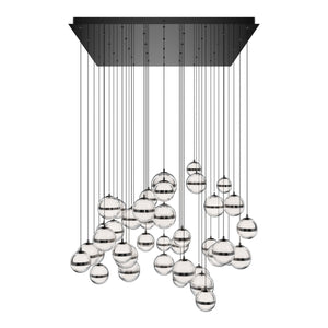 W.A.C. Lighting - PD-77541S-BC - LED Chandelier - Cyllindra - Black Chrome