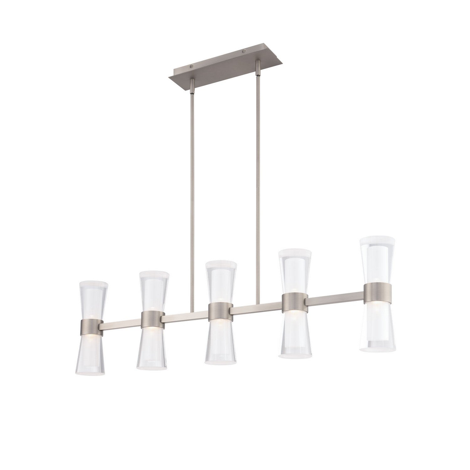 W.A.C. Lighting - PD-91536-30-BN - LED Pendant - Hourglass - Brushed Nickel