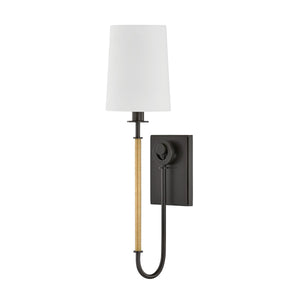 Hudson Valley - 2071-AGB/DB - One Light Wall Sconce - Glenmont - Aged Brass/Distressed Bronze