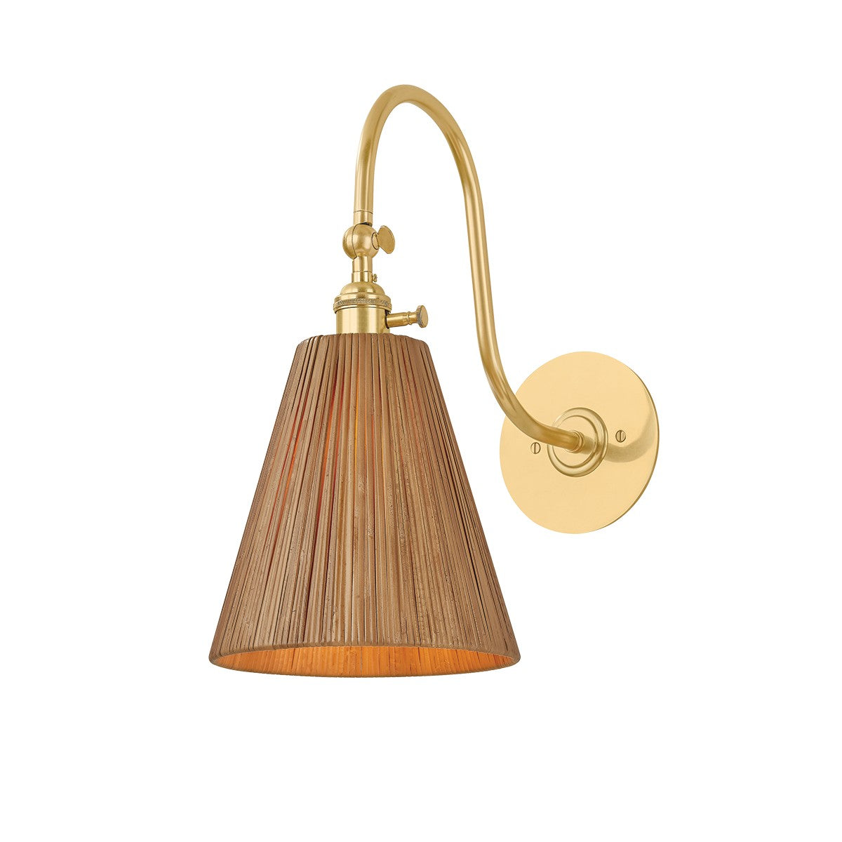 Hudson Valley - 2115-AGB - One Light Wall Sconce - Ruthin - Aged Brass