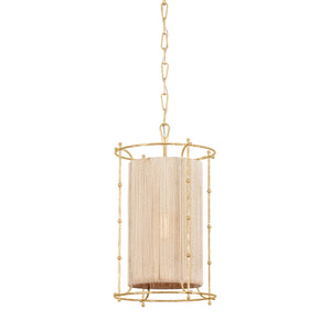 Hudson Valley - 8015-VGL - One Light Lantern - Jones Point - Vintage Gold Leaf