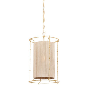 Hudson Valley - 8020-VGL - One Light Lantern - Jones Point - Vintage Gold Leaf