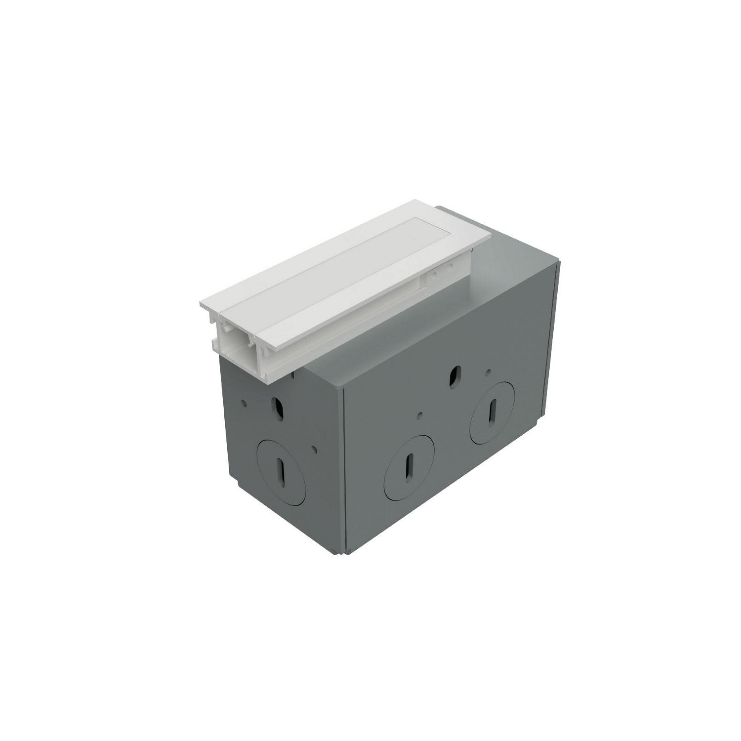 W.A.C. Lighting - LED-T-RBOX5-WT - Recessed Mounted Trim Channel Wiring Box - Invisiled - White