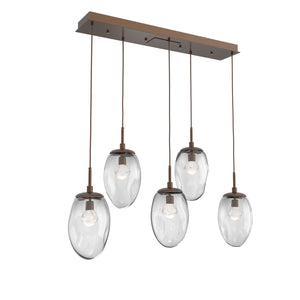 Hammerton Studio - PLB0067-05-BB-ZC-C01-L3 - LED Pendant - Meteo - Burnished Bronze