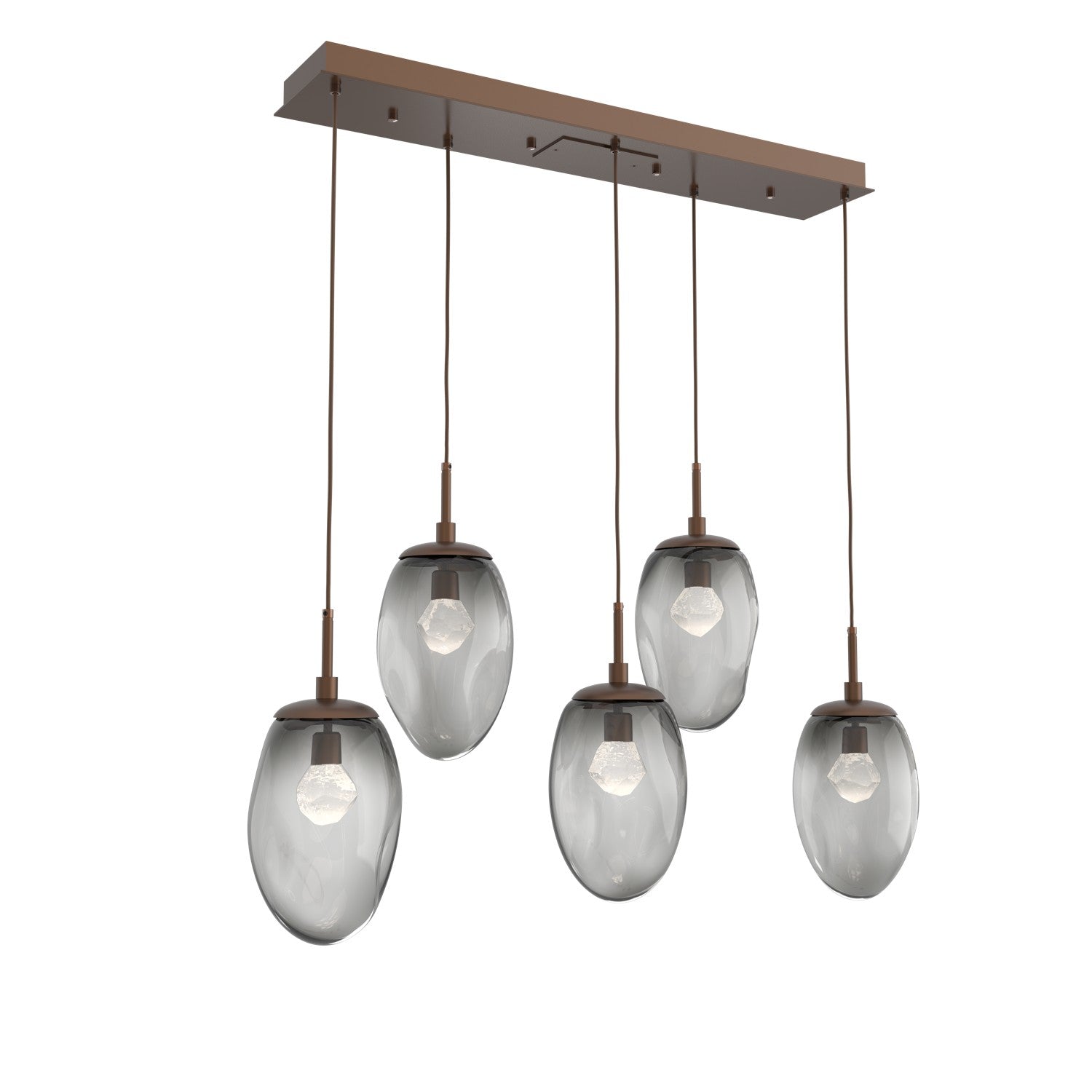 Hammerton Studio - PLB0067-05-BB-ZS-C01-L1 - LED Pendant - Meteo - Burnished Bronze