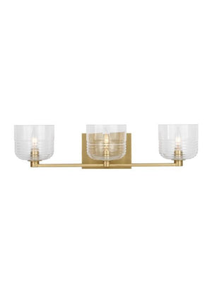 Visual Comfort Studio - DJV1113SB - Three Light Vanity - Lochdale - Satin Brass
