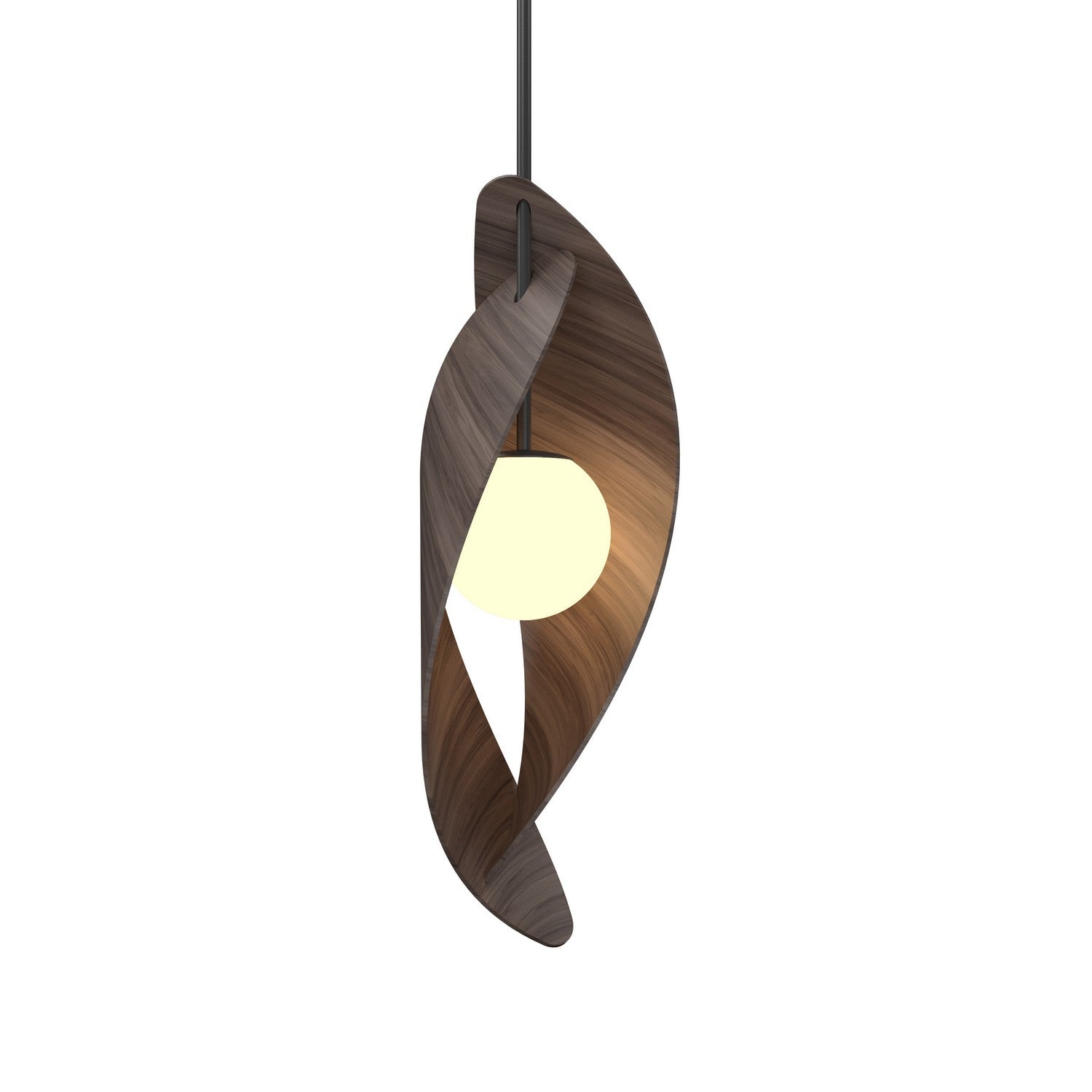 Accord Lighting - 1512.18 - One Light Pendant - Oyster - American Walnut