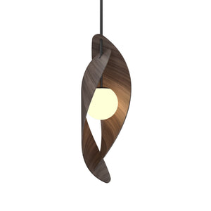 Accord Lighting - 1512.18 - One Light Pendant - Oyster - American Walnut