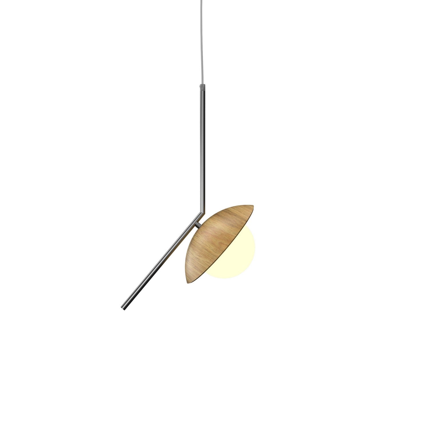 Accord Lighting - 1513.09 - One Light Pendant - Oyster - Louro Freijo