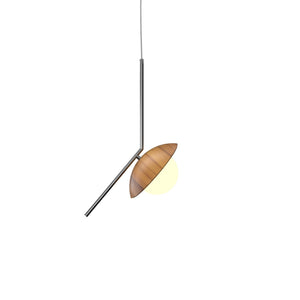 Accord Lighting - 1513.12 - One Light Pendant - Oyster - Teak
