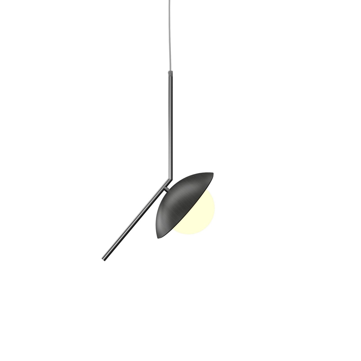 Accord Lighting - 1513.44 - One Light Pendant - Oyster - Charcoal