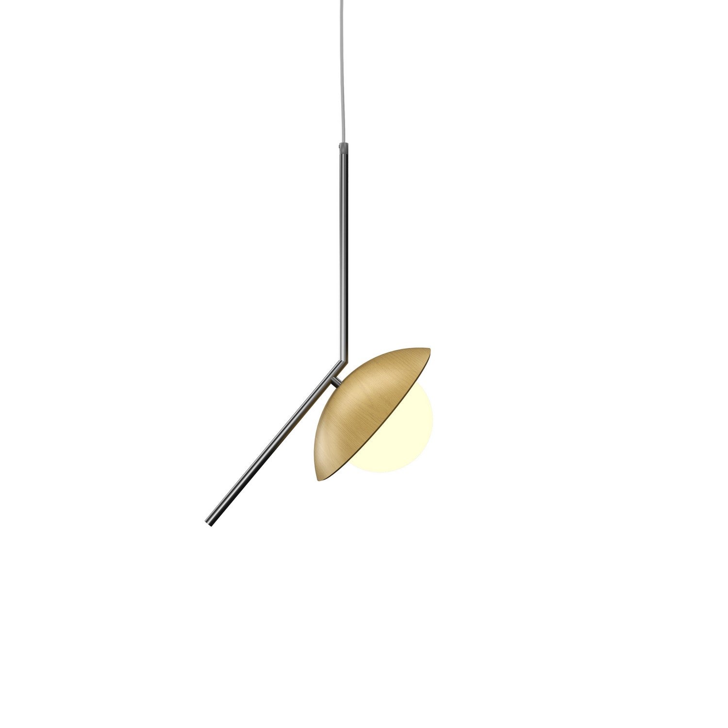 Accord Lighting - 1513.49 - One Light Pendant - Oyster - Organic Gold