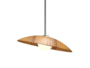 Accord Lighting - 1515.12 - One Light Pendant - Oyster - Teak