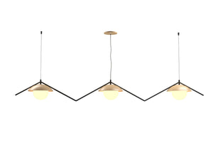 Accord Lighting - 1516.34 - Three Light Pendant - Oyster - Maple