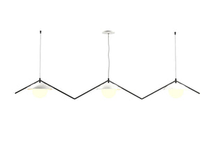 Accord Lighting - 1516.47 - Three Light Pendant - Oyster - Organic White