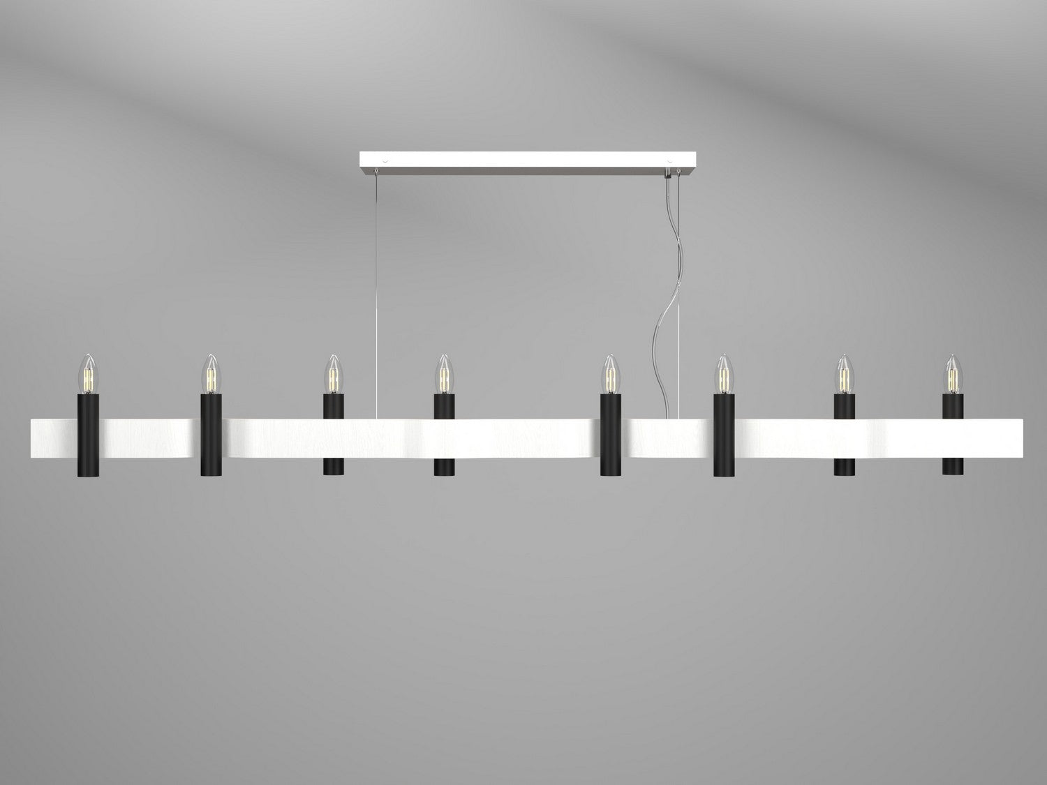 Accord Lighting - 1524.47 - Eight Light Pendant - Flow - Organic White