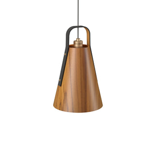 Accord Lighting - 1527.12 - One Light Pendant - Strap - Teak