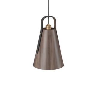 Accord Lighting - 1527.18 - One Light Pendant - Strap - American Walnut