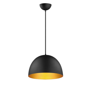 Maxim - 11484BKGLD - One Light Pendant - Tova - Black / Gold